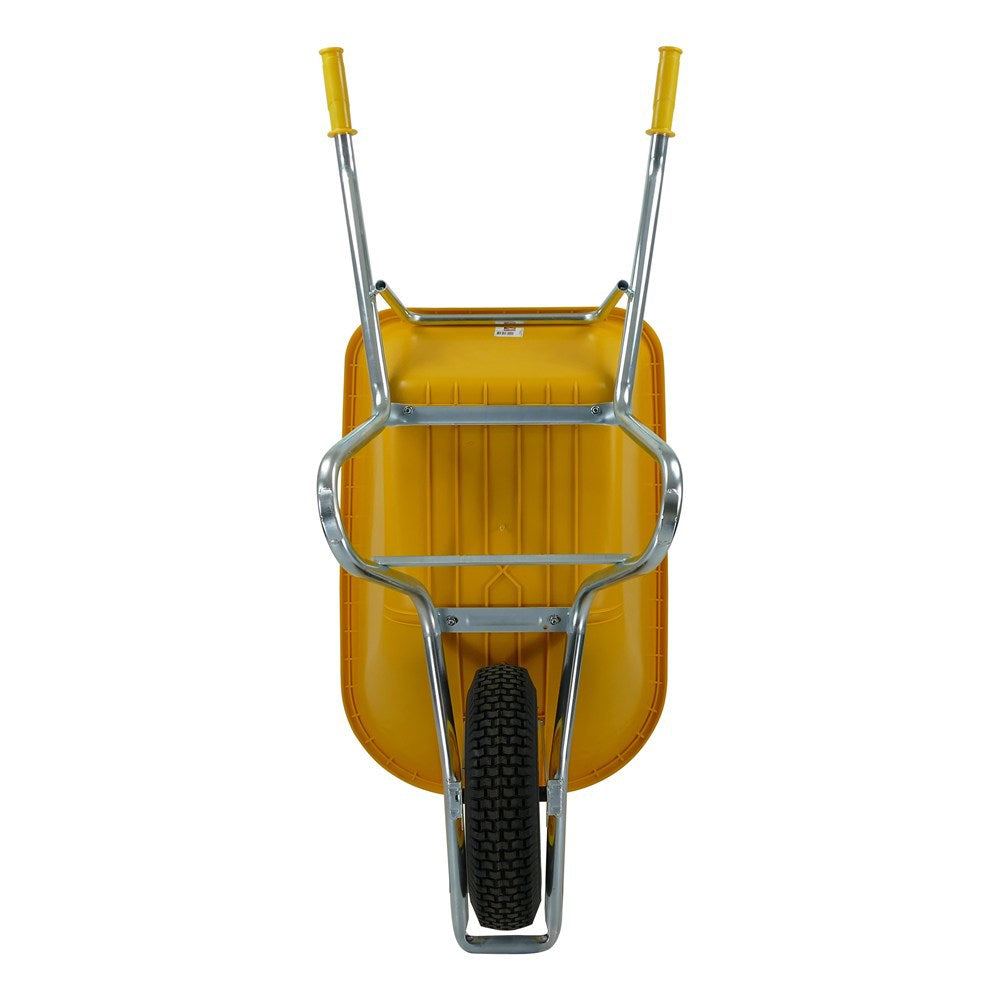 Carretilla Fort Products 100l amarilla tipo pe100