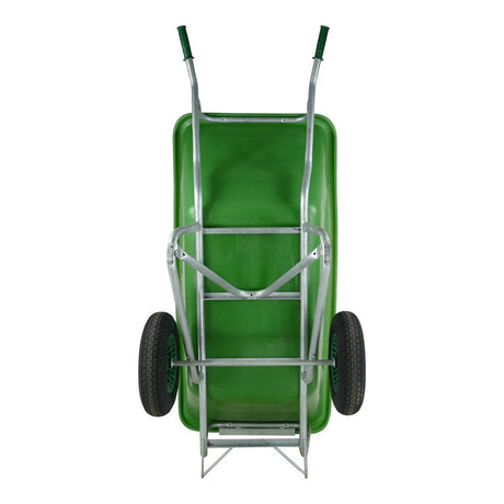 Carretilla Fort Products f s 500l base galvanizada verde 2 ruedas de aire