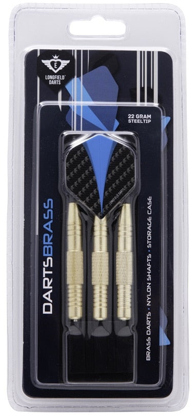 Dardos Longfield latón 22 gramos en estuche 3 piezas