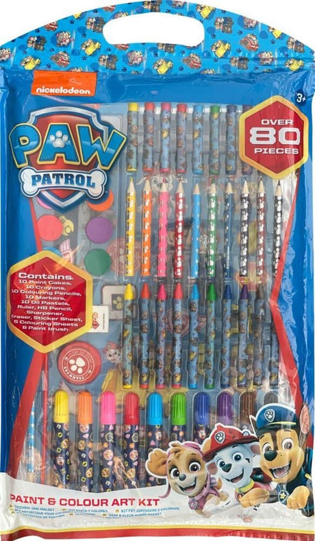 Sambro set de pinturas y colores patrulla canina 80 piezas