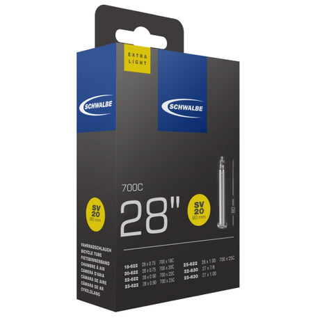 Schwalbe Tubo interno 27 28 x 0.75 1.00 (18 25-622 630) FV 80 mm