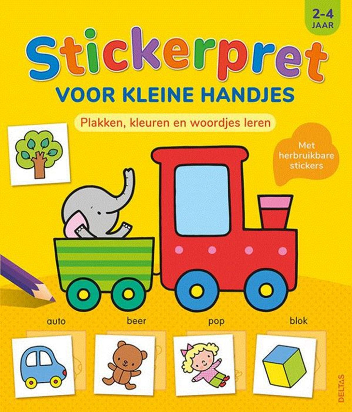 Deltas Sticker Fun para manos pequeñas, 2-4 años