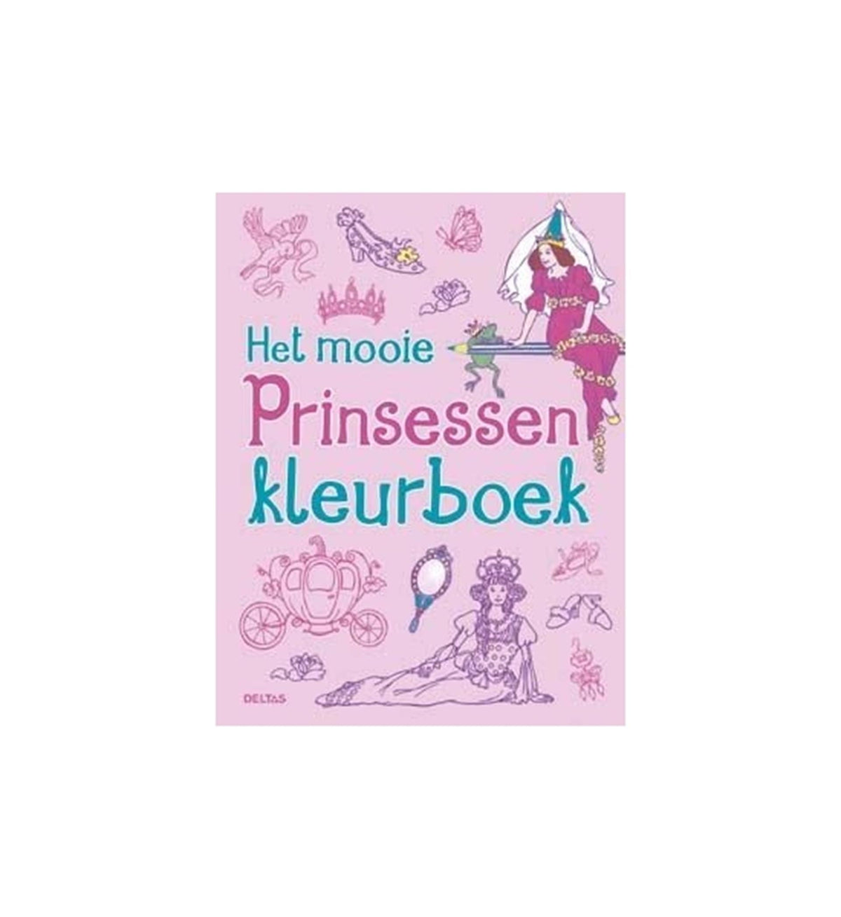 Libro para colorear Deltas las bellas princesas.