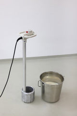 Calentador de leche para terneros con mango termostático