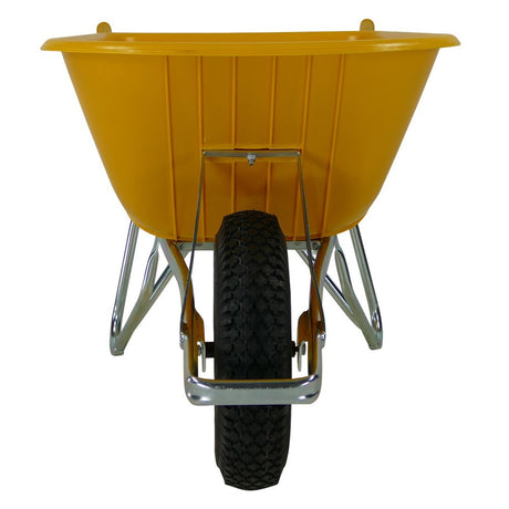 Carretilla Fort Products 100l adoquines amarilla