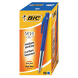 Bic m10 balpen blauw 50 stuks