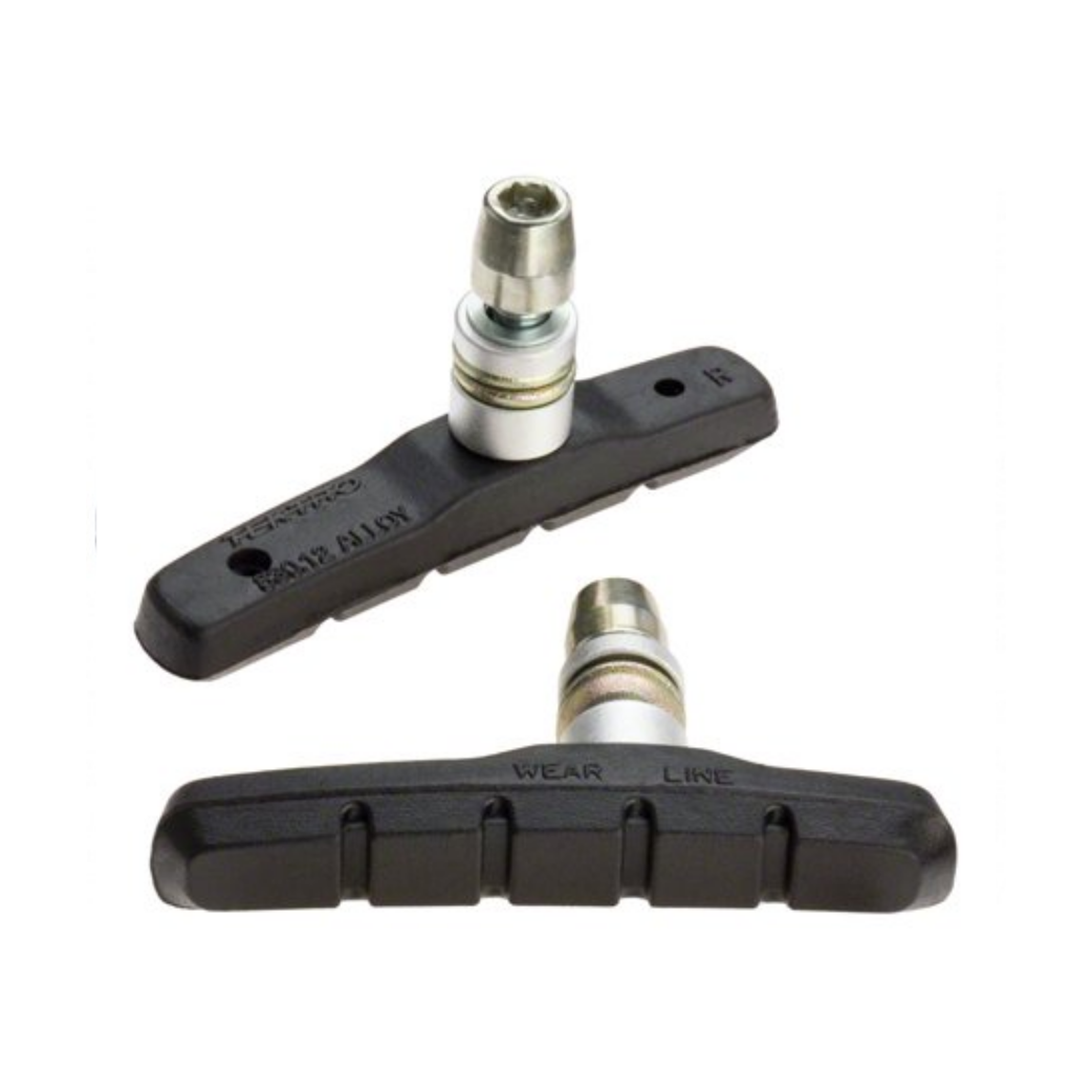 Totas de freno V-freno 72 x 13 mm Negro 2 piezas