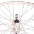 Rueda trasera Sunrace de 28 velocidades. radio de aluminio 13 pull basic silver buje de aluminio v.ax 7v