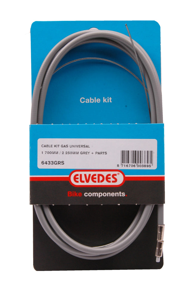 Elvedes Gas Cable completo Ton gris (6433 GRS)