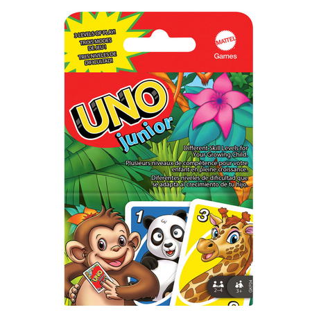 Juego de cartas mattel games uno junior 2.0