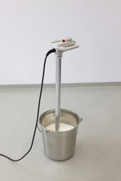 Calentador de leche para terneros con mango termostático