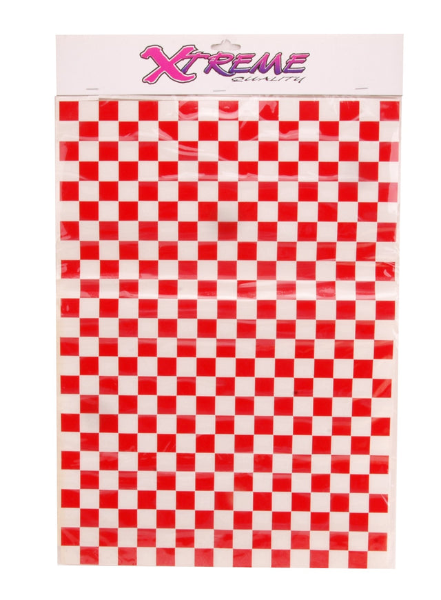 Varias banderas de bloque de conjunto de pegatinas rojo