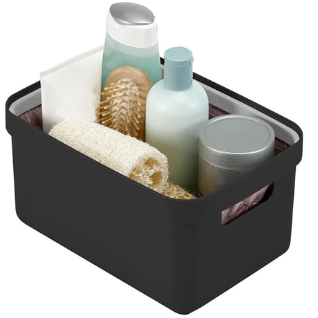 Sunware sigma caja de almacenamiento para el hogar 5l antracita 25,2 x 17,5 x 12,2 cm