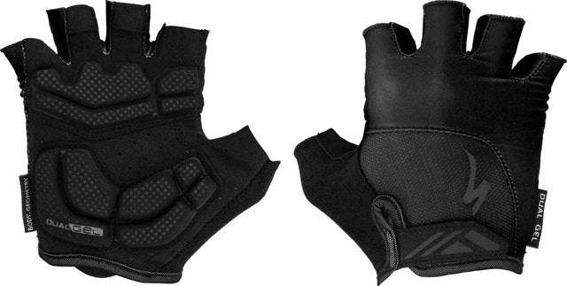 Guantes de medio dedo mujer Specialized body geometría dual gel