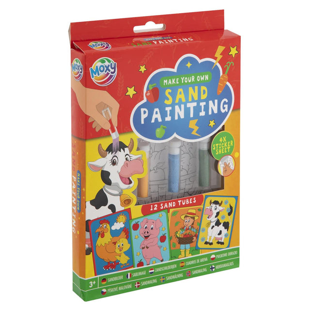 Moxy haz tu propia pintura con arena