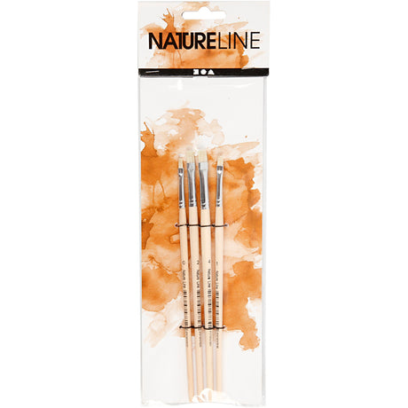 Pinceles Creativ Company Nature Line 00 1 2 4, 4 uds.