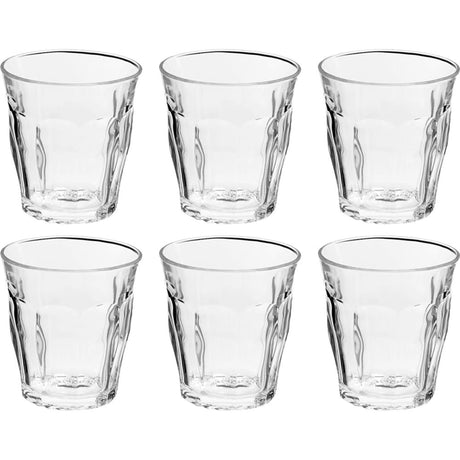 Duralex vaso picardía vidrio duro 200ml caja de 6 piezas