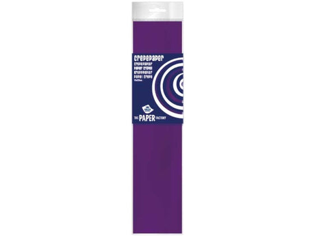 Papel crepé Haza 50x250 cm c22 violeta, paquete de 10 rollos
