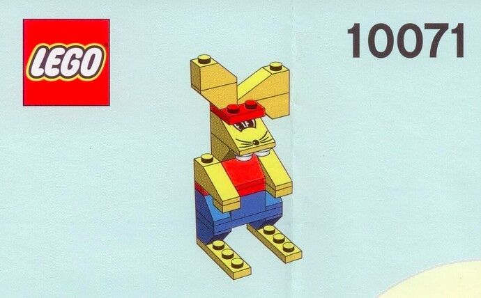 Lego - 10071 Conjunto de construcción exclusivo del Sr. Conejito de Pascua