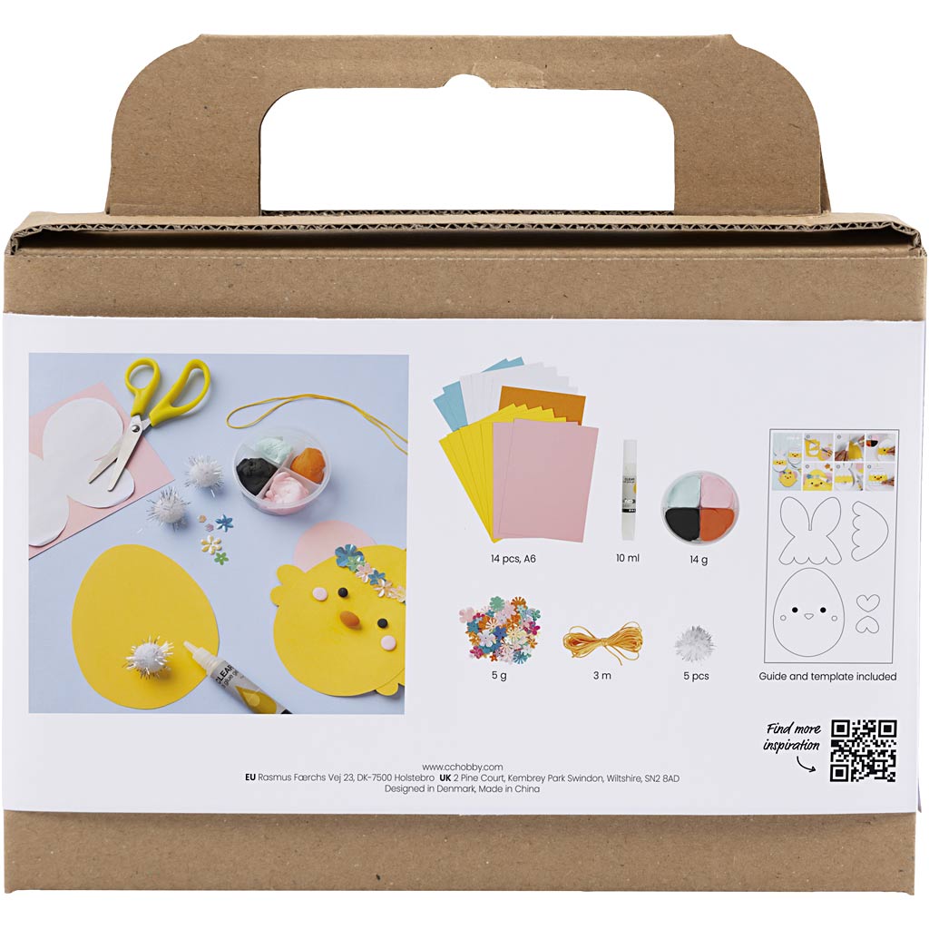 Empresa creativa https: www.cchobby.nl mini-hobbyset-decoraciones-de-papel-cartón-con-decoración-1-juego