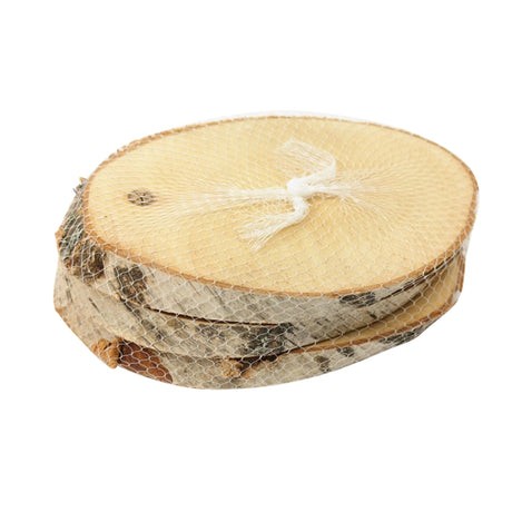 Hbx natural living basic disco de abedul ovalado grande juego de 3 piezas