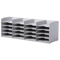 Conjunto compartimentos abiertos 4 x 5 67,4x31,3x32,7cm gris claro