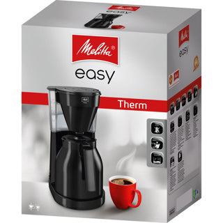 Cafetera con filtro Melitta easy therm (negra)