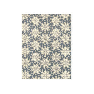 Via chasse mantel encaje blanco flor