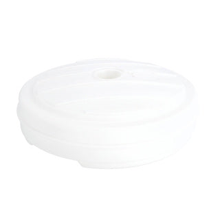 Soporte para sombrilla Eda 13 litros blanco | 2 piezas