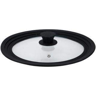 Tapa de cristal Alpina con borde de silicona 24 26 28 cm