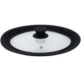 Tapa de cristal Alpina con borde de silicona 24 26 28 cm