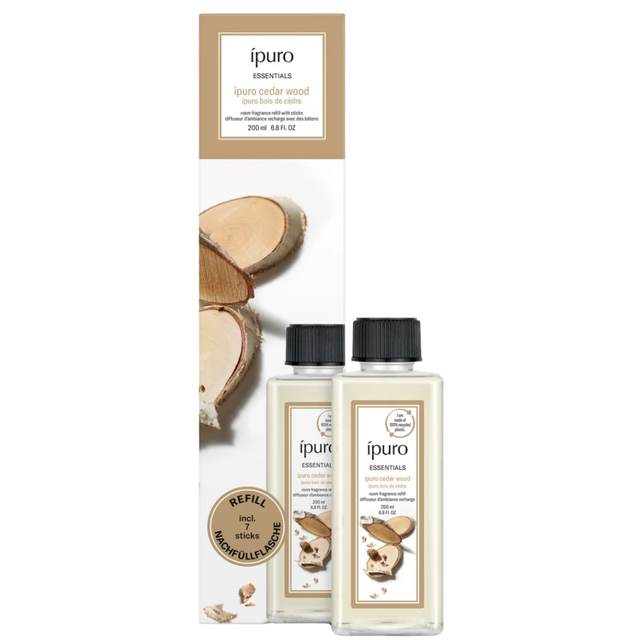 Ipuro geurdiffuser navulling cedar wood 200ml