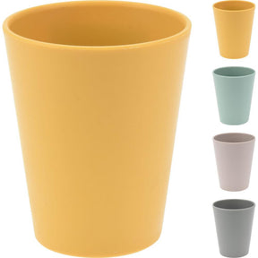 Excelente vaso para el hogar 300ml fabricado en plástico reciclado 4 surtidos