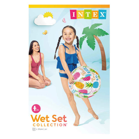 Pelota de playa Intex animada, 51cm