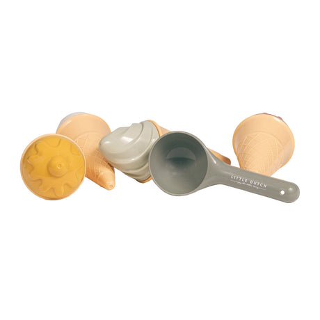 Juego de playa Little Dutch Ice Cream, 9 piezas.