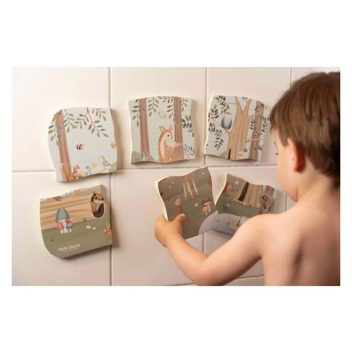 Puzzle de baño Little Dutch Forest Friends