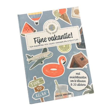 Libro de vacaciones para crear recuerdos de juegos al aire libre