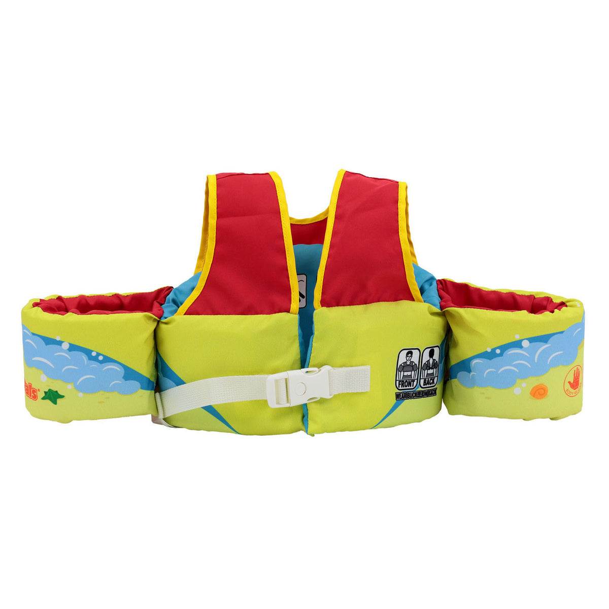 Body guante paddle pal chaleco salvavidas cangrejo, 3-6 años