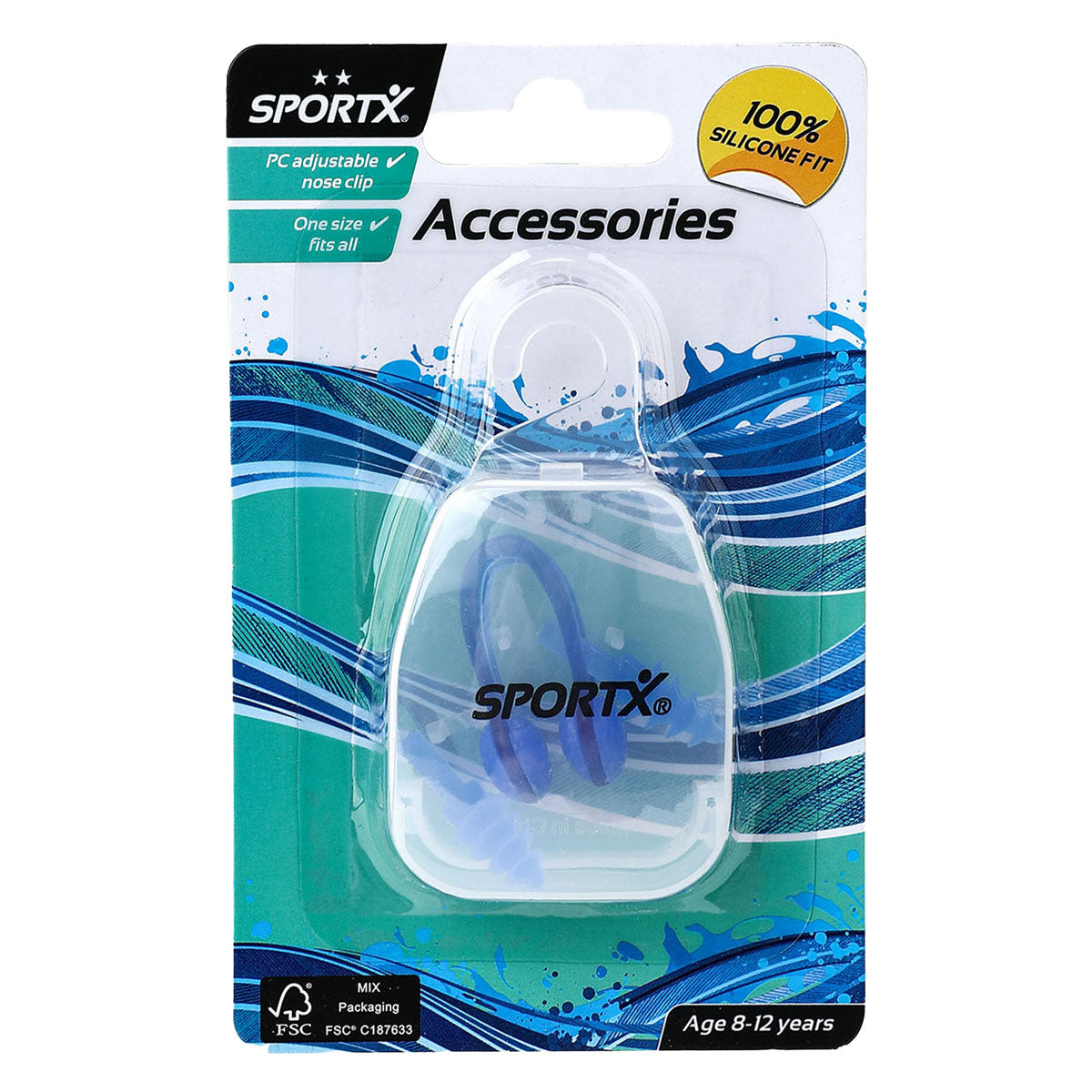 Pinza nasal y tapones para los oídos Sportx junior