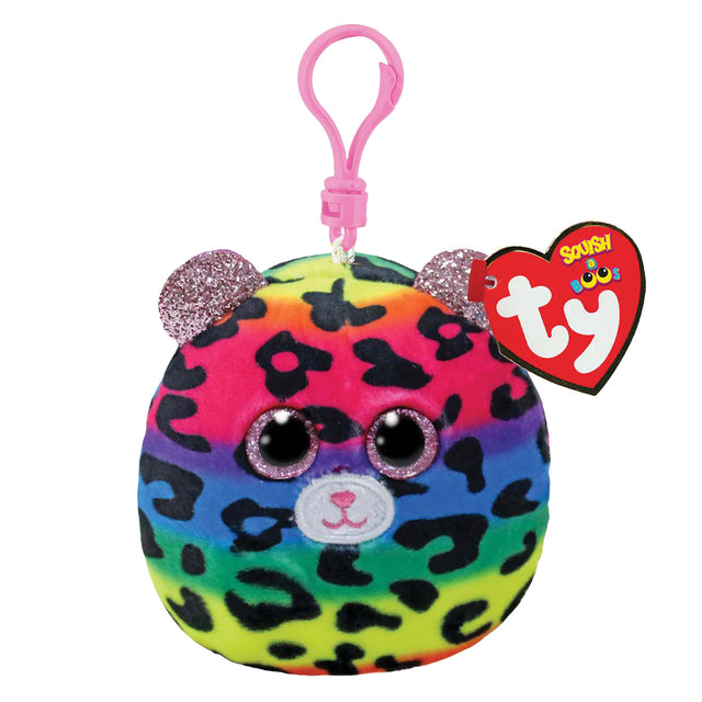 Ty Beanie Ty Squish a Boo Clips Dotty Leopard, 8 cm