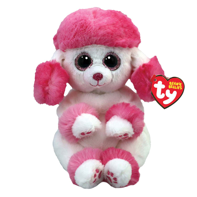 Ty beanie babies vientres caniche corazón, 15cm