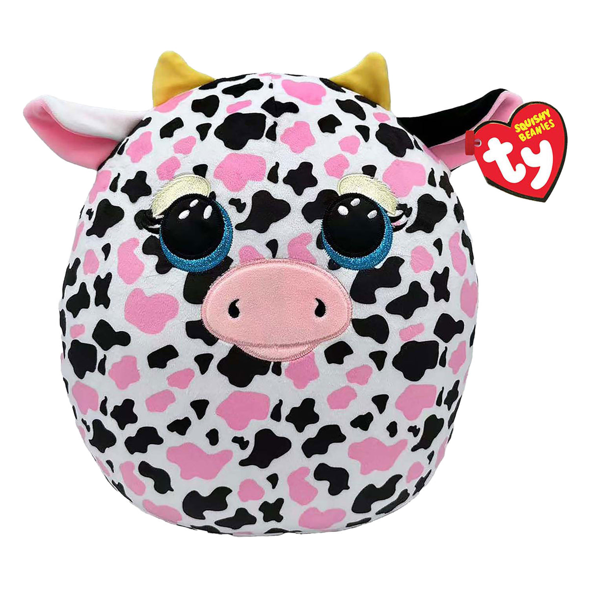 Ty beanie ty squish a boo vaca malteada, 20 cm
