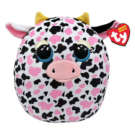 Ty beanie ty squish a boo vaca malteada, 20 cm
