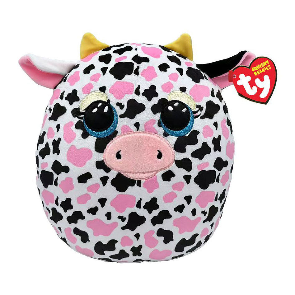 Ty beanie ty squish a boo vaca malteada, 31 cm