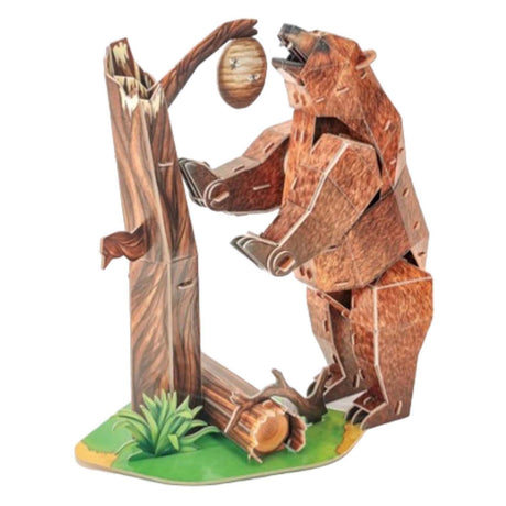 Cubic Fun National Geographic Puzzle 3D Oso pardo - 88 piezas - 8+ años