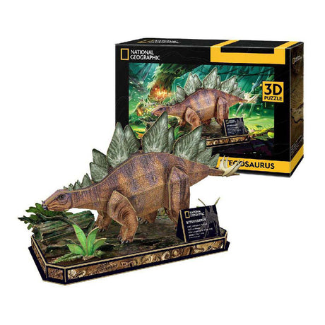 Estegosaurio de rompecabezas 3d geográfico nacional