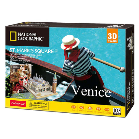 Diversión cúbica rompecabezas 3d en piazza san marco (2010315)