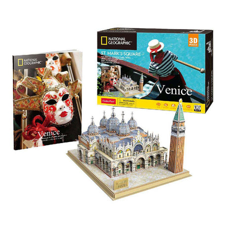 Diversión cúbica rompecabezas 3d en piazza san marco (2010315)
