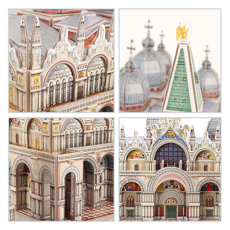 Diversión cúbica rompecabezas 3d en piazza san marco (2010315)