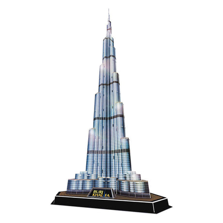 Divertido rompecabezas 3D cúbico Burj Khalifa LED (2010327)